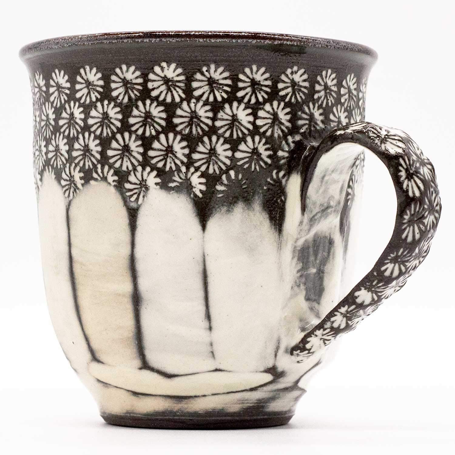 Amazon.com: 前謙 Kyoto Ware 246150 Kiyomizu Ware Seki Pottery Mug